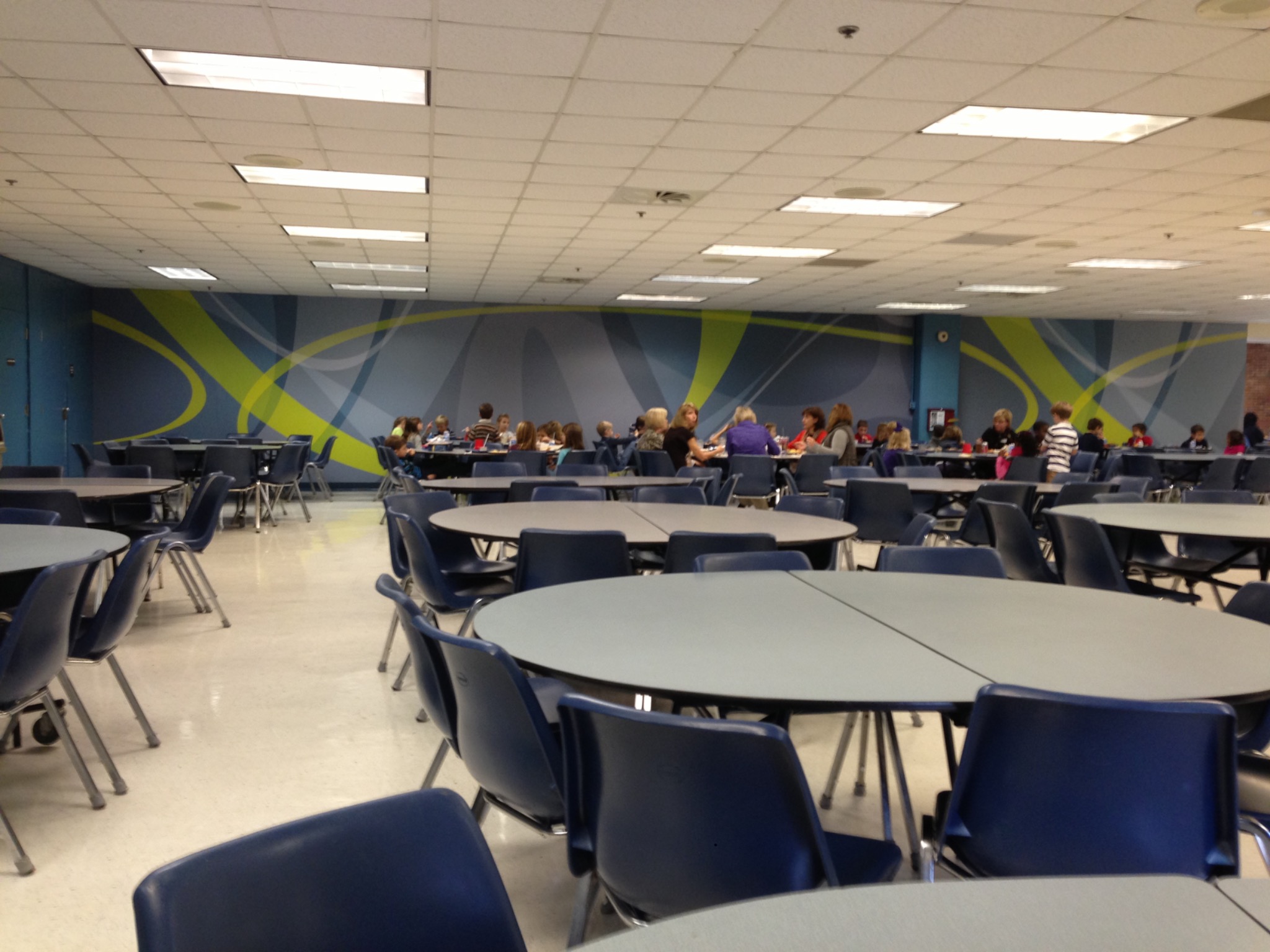 Charlotte Christian School seating before renovation
