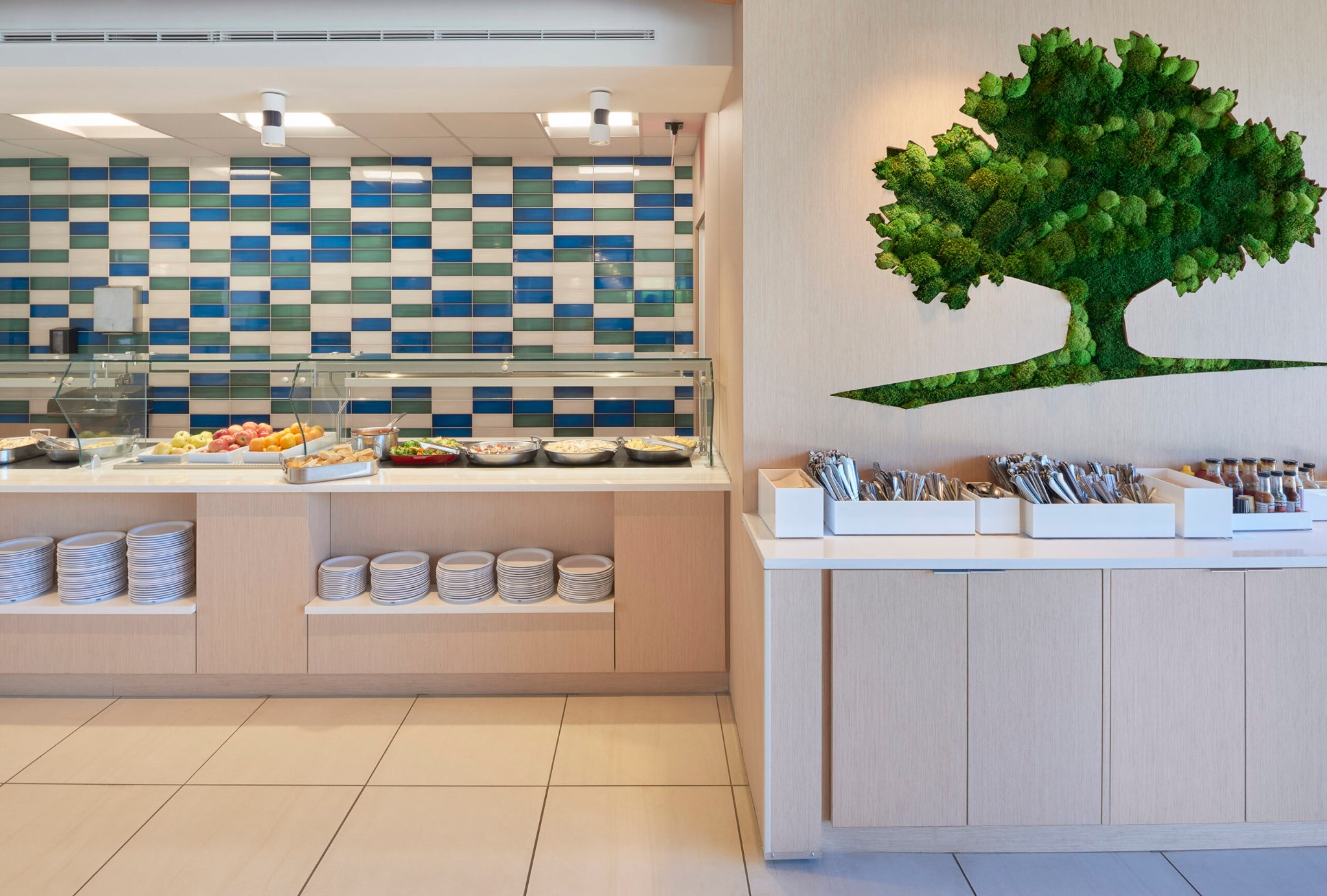 Greenwich Academy dining commons after renovation