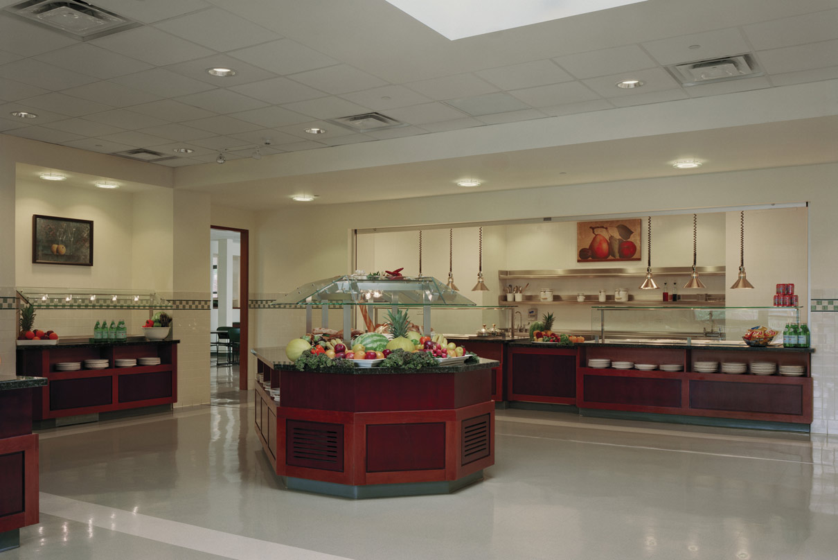 Greenwich Academy servery before renovation