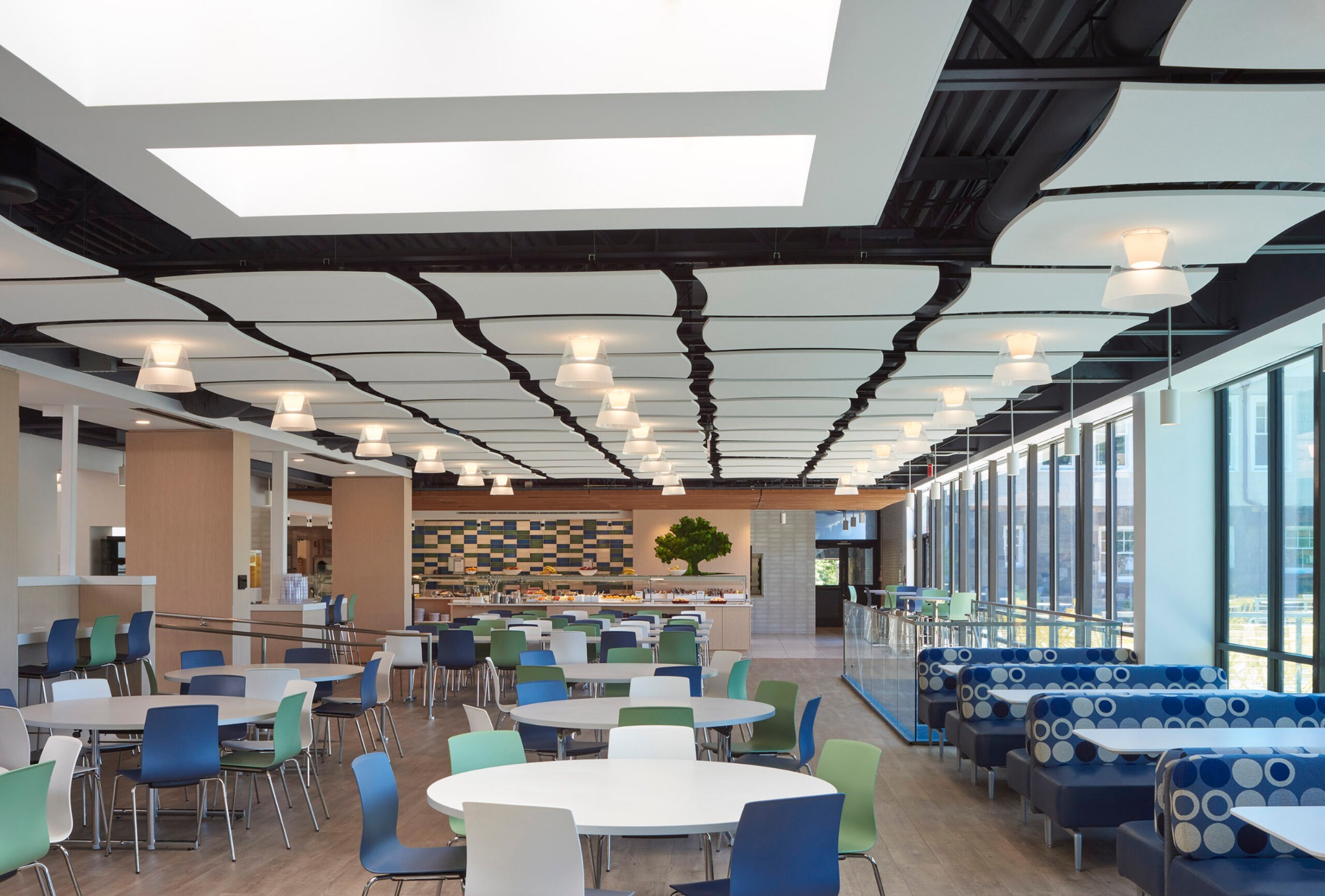Greenwich Academy renovated dining commons