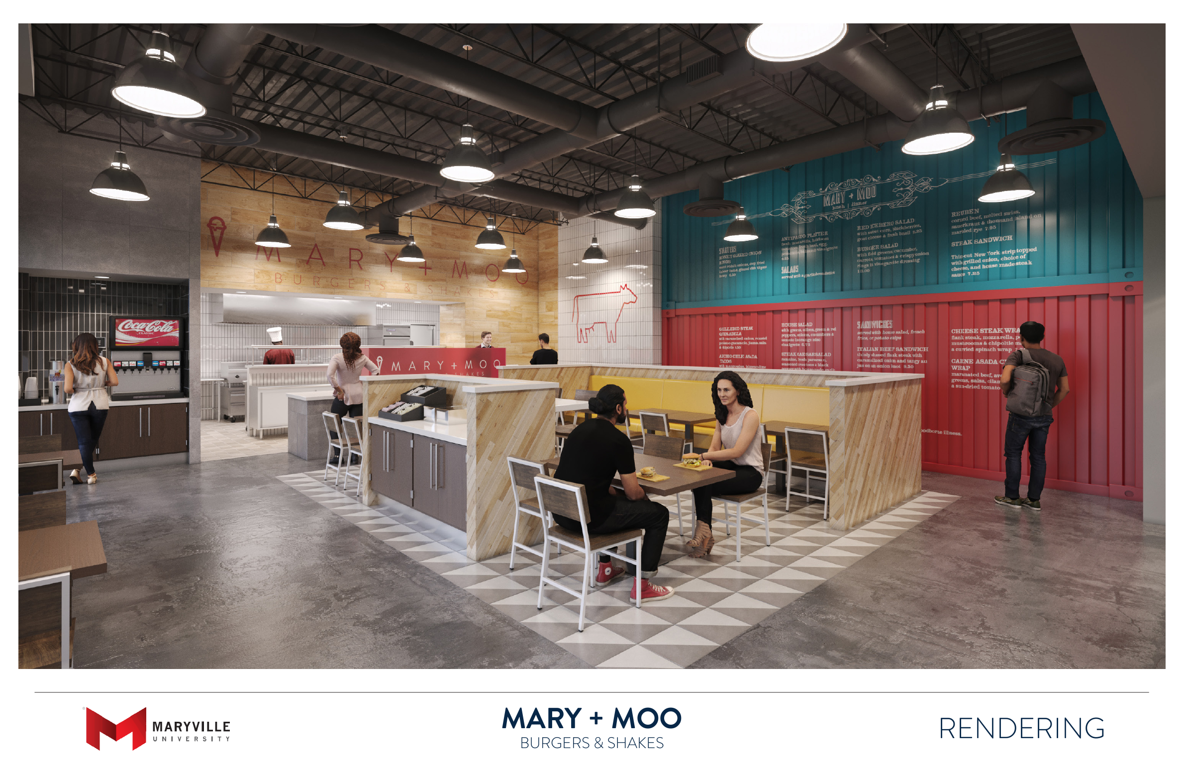 Maryville University Mary + Moo rendering