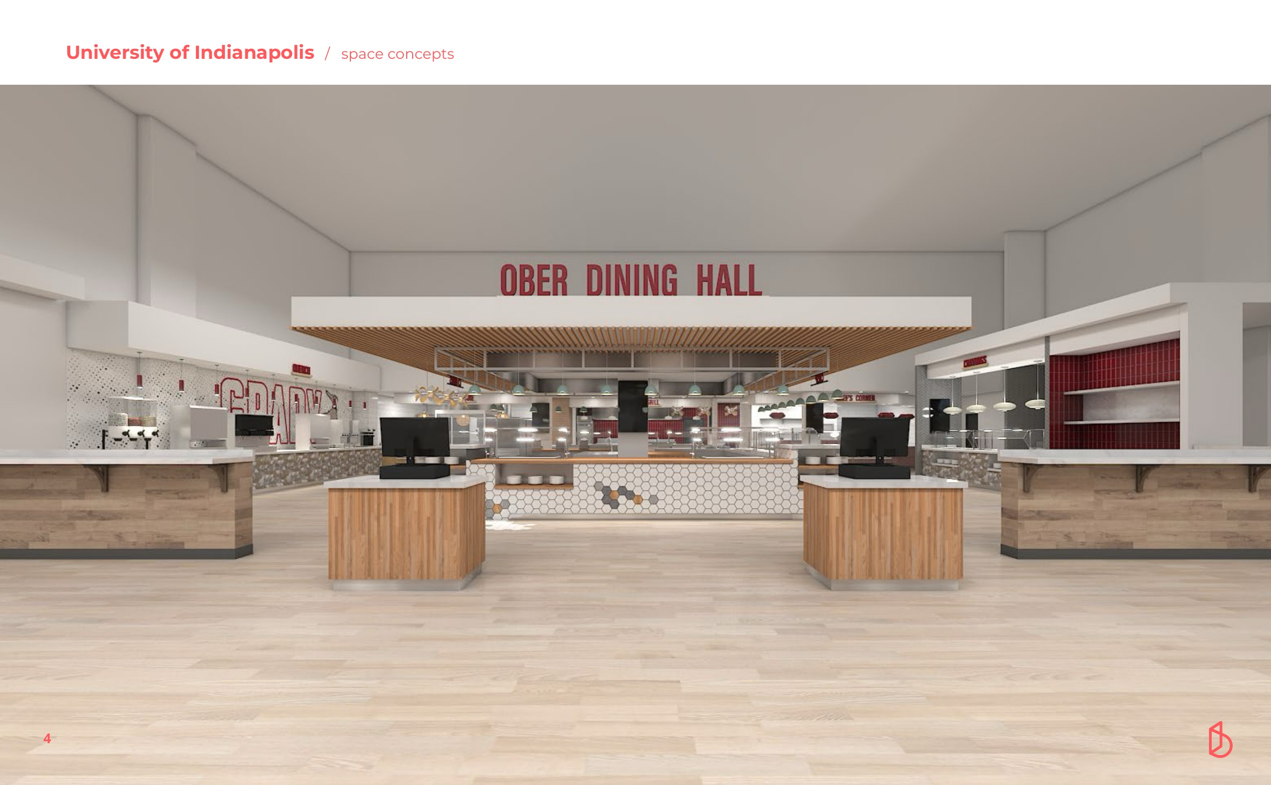 University of Indianapolis entrance concept rendering