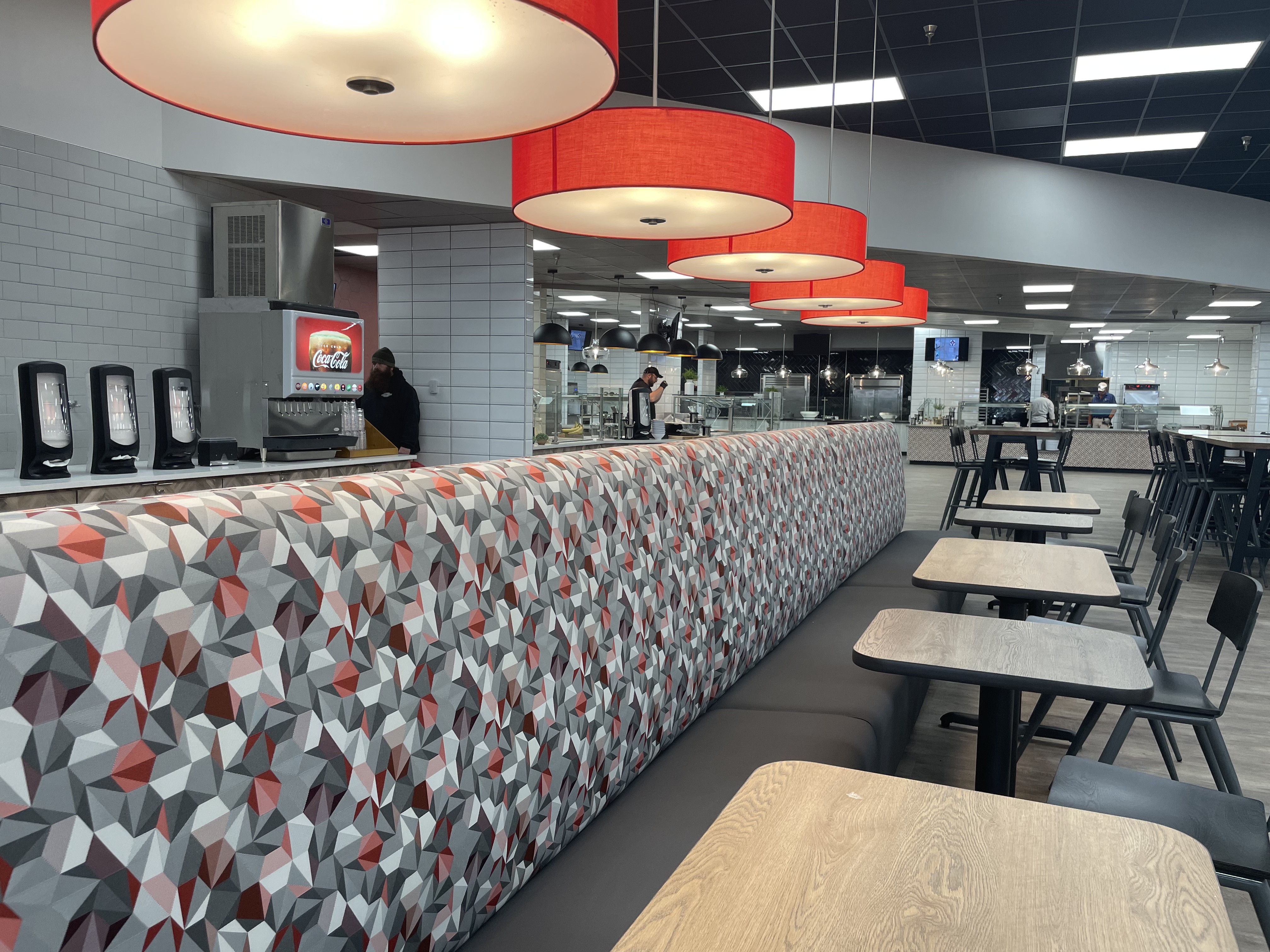 Union University completed banquette seating