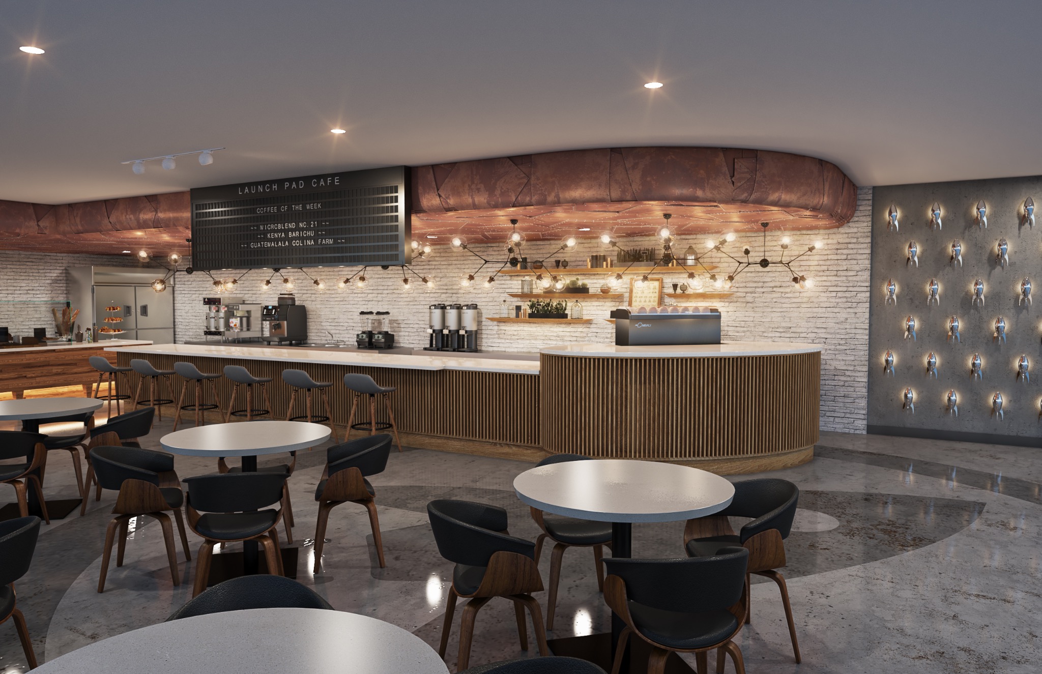 LaunchPad Cafe concept